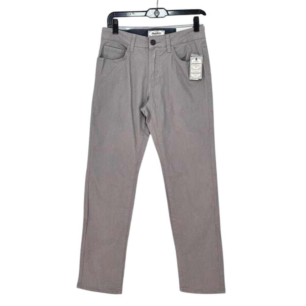 Flag &‎ Anthem Nashville Straight Mens 28x32 Gray Chino Pants Straight Leg